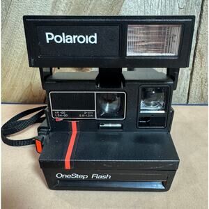 Polaroid One Step Flash 600 Strap Untested Film 600 Plus Instant Camera Picture